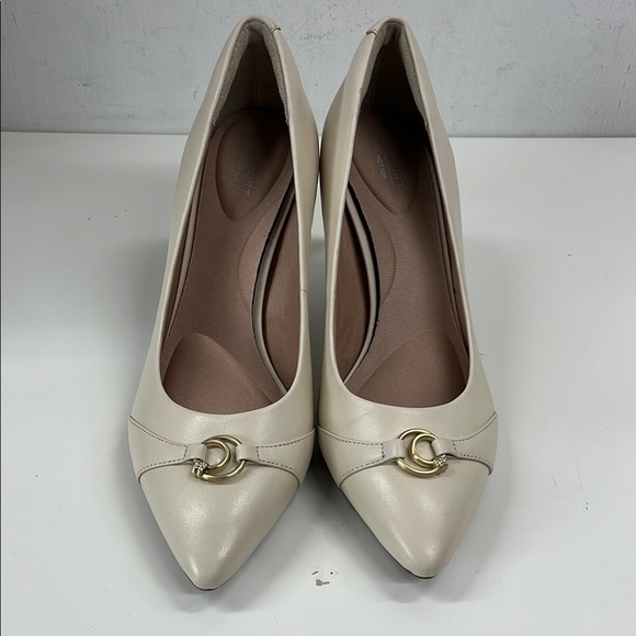 New Rockport Women's Plain Toe Ornamented Pump Size 9.5 - Picture 3 of 9